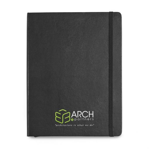 Moleskine® Hard Cover Ruled X-Large Notebook - Black