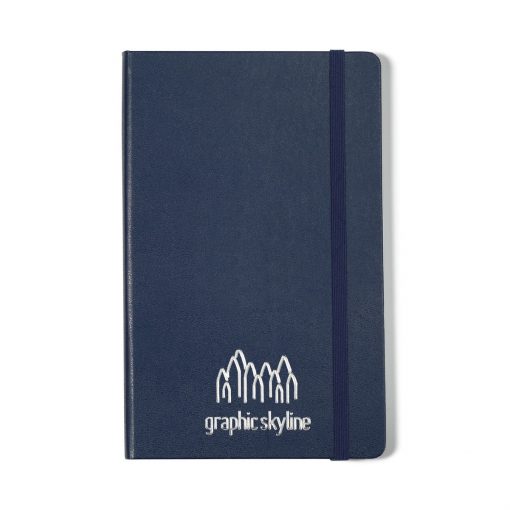 Moleskine® Hard Cover Ruled Large Notebook - Navy Blue