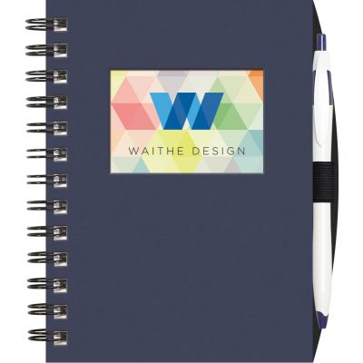 Small Value WindowPad™ ValueLine Notebook w/PenPort & Cougar Pen (5"x7")-1