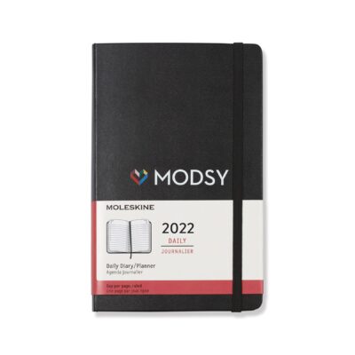 Moleskine® Hard Cover Large 12-Month Daily 2022 Planner - Black