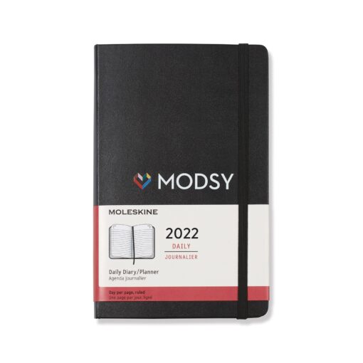 Moleskine® Hard Cover Large 12-Month Daily 2022 Planner - Black