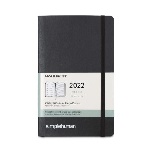 Moleskine® Soft Cover Large 12-Month Weekly 2022 Planner - Black
