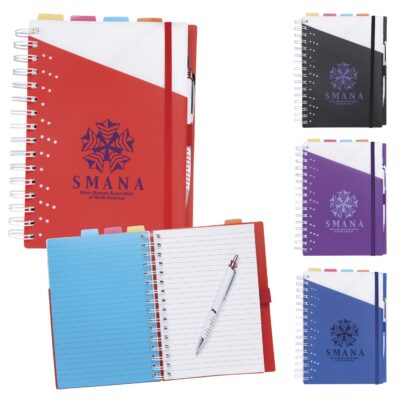Souvenir® Notebook w/Vertex Pen