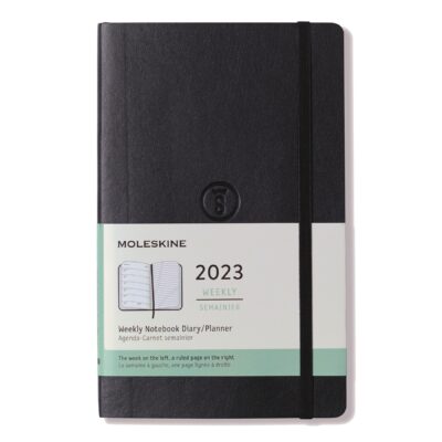 Moleskine® Soft Cover Large 12-Month Weekly 2023 Planner - Black