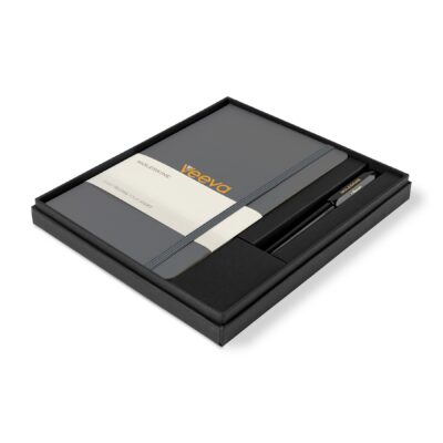Moleskine® Large Notebook and Kaweco Pen Gift Set - Slate Grey