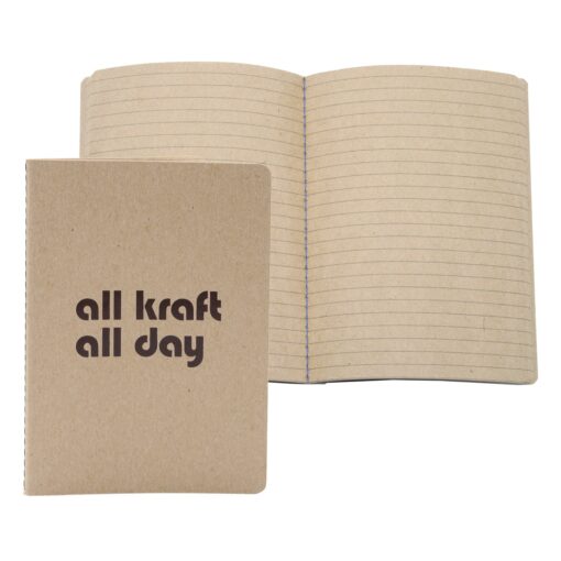 3.5" x 5" All Kraft Commuter Stitched Journal