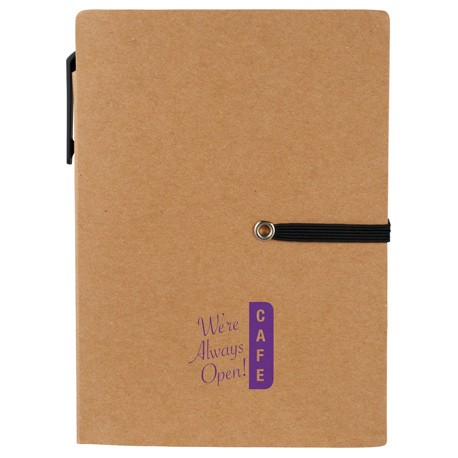 4" X 5.5" Stretch Notebook With Pen-6