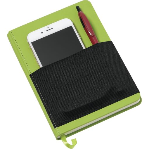 5" X 7" Elastic Phone Pocket Notebook-8