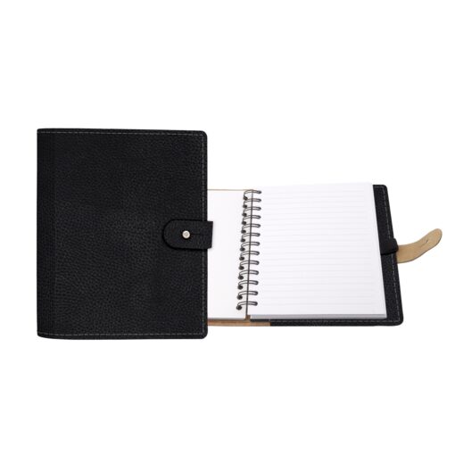 5" x 7" Madison Avenue Leather Spiral Slip-in Refillable Journal Notebook-6