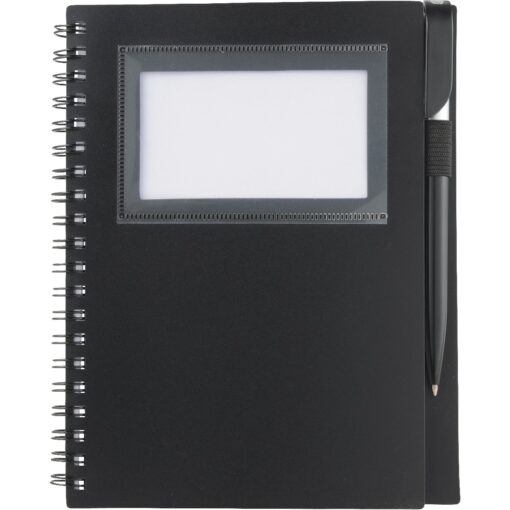 5.5" X 7" Star Spiral Notebook w/Pen-2