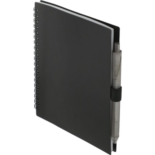 5.5" x 7" FSC Recycled Spiral Notebook w/ RPET Pe-2