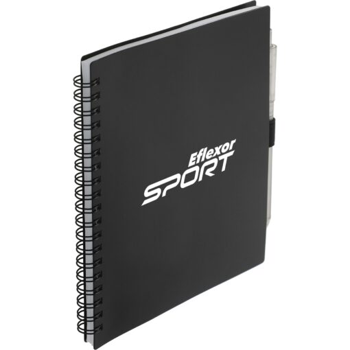 5.5" x 7" FSC Recycled Spiral Notebook w/ RPET Pe-3