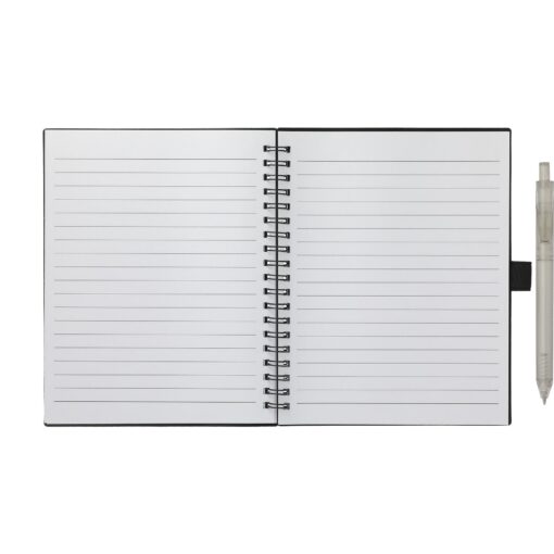5.5" x 7" FSC Recycled Spiral Notebook w/ RPET Pe-6