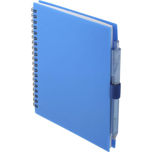 5.5" x 7" FSC Recycled Spiral Notebook w/ RPET Pe-9