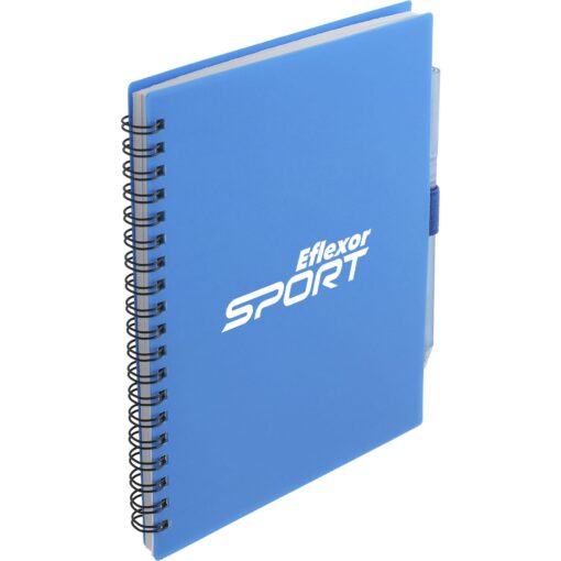 5.5" x 7" FSC Recycled Spiral Notebook w/ RPET Pe-10