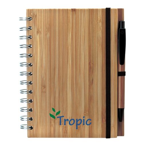 Albany Bamboo Notebook & Pen-2
