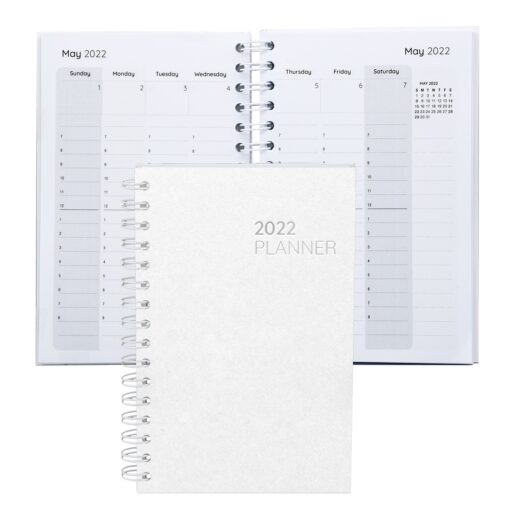 Boardroom Faux Leather Spiral Weekly Planner Notebook-2