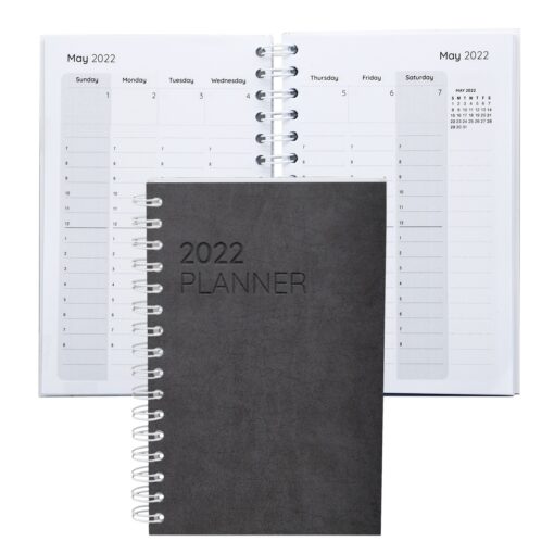 Boardroom Faux Leather Spiral Weekly Planner Notebook-5