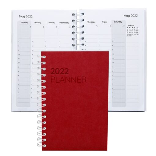 Boardroom Faux Leather Spiral Weekly Planner Notebook-6