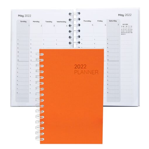 Boardroom Faux Leather Spiral Weekly Planner Notebook-10