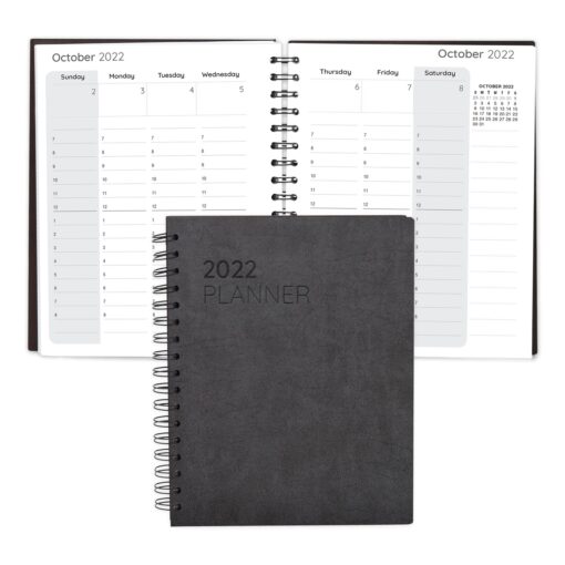 Boardroom Faux Leather Spiral Weekly Planner Notebook-10