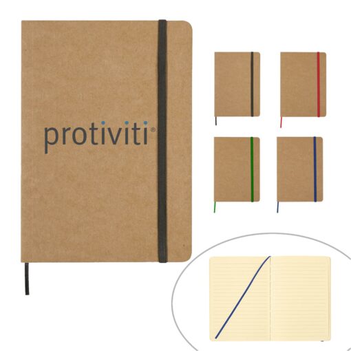 Eco-Inspired Notebook with Strap-1