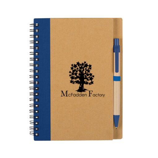 Eco-Inspired Spiral Notebook & Pen-10