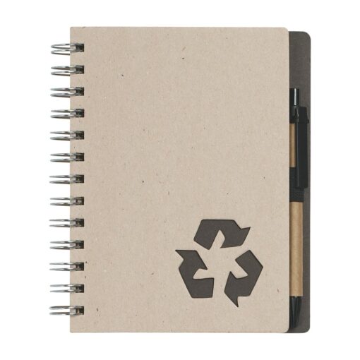 Eco-Inspired Spiral Notebook & Pen-2