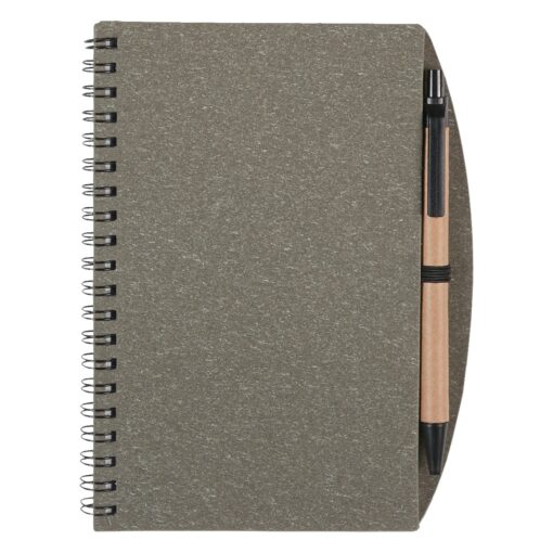 Eco-Inspired Spiral Notebook & Pen-3