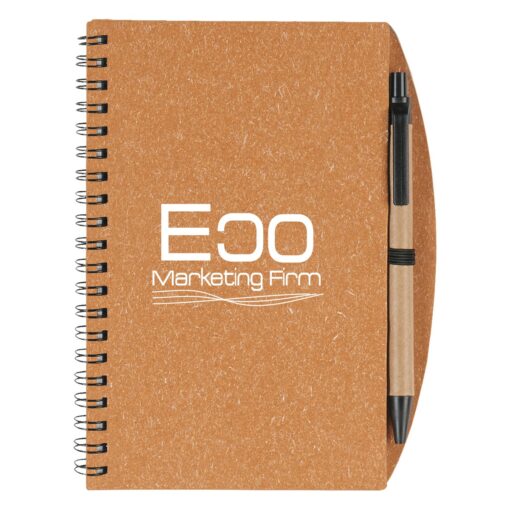Eco-Inspired Spiral Notebook & Pen-6