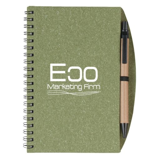 Eco-Inspired Spiral Notebook & Pen-10