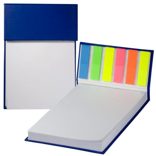 Hard Cover Sticky Flag Jotter Pad-3