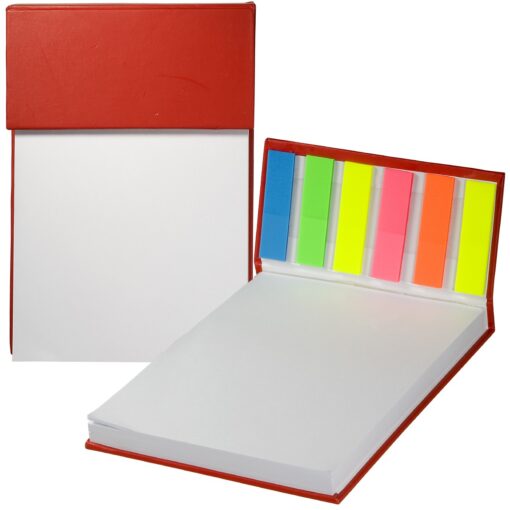 Hard Cover Sticky Flag Jotter Pad-5