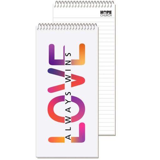 Imprinted Sheet Notebooks w/4 Color Process (4"x8¼")-5