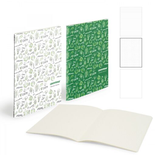 Mighty Centre Sewn Notebook 7" X 9" With 56 Pages-3