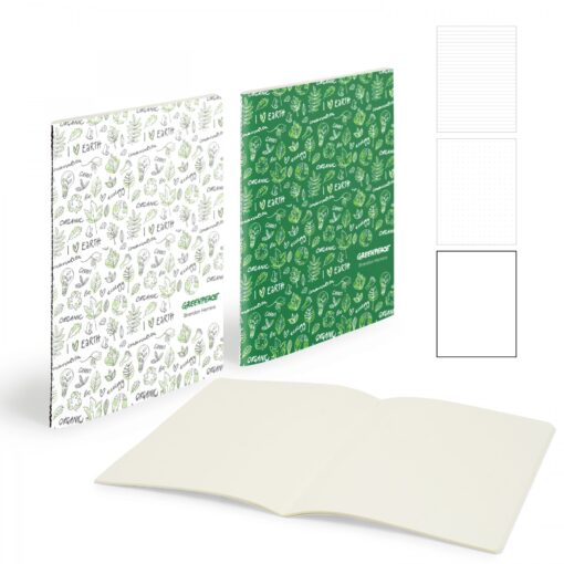 Mighty Centre Sewn Notebook 7" X 9" With 56 Pages-4