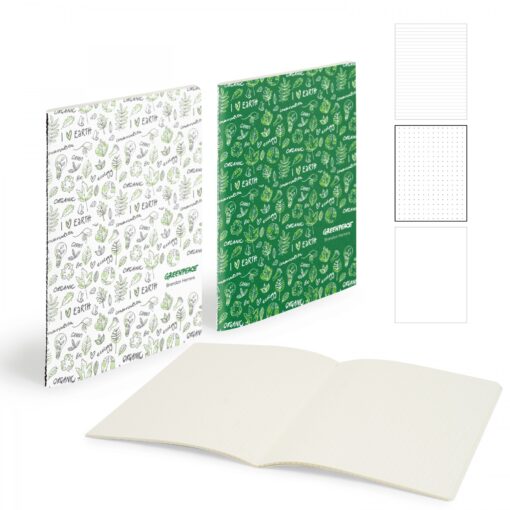 Mighty Centre Sewn Notebook 7" X 9" With 56 Pages-7