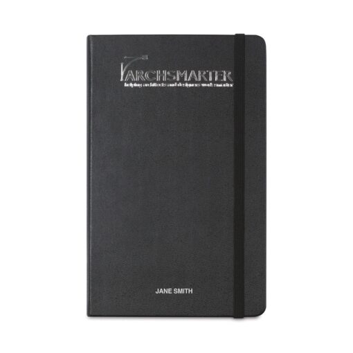 Moleskine® Hard Cover Large Double Layout Notebook - Black-3
