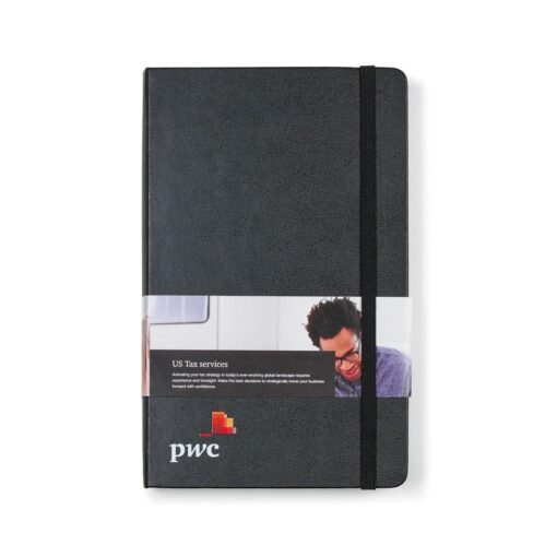 Moleskine® Hard Cover Ruled Large Expanded Notebook - Black-8