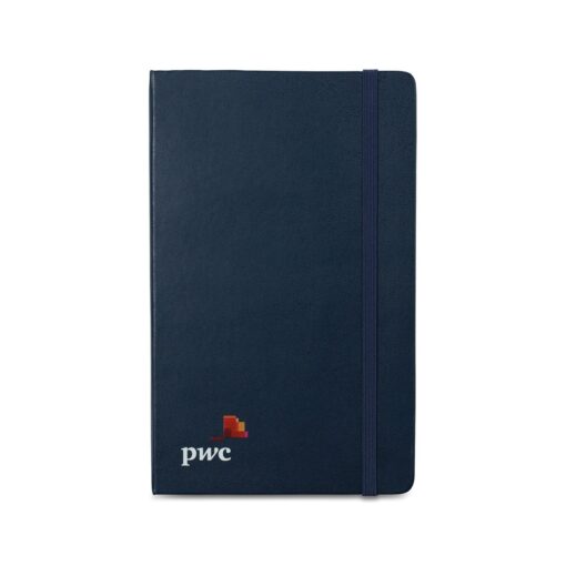 Moleskine® Hard Cover Ruled Large Expanded Notebook - Sapphire Blue-3