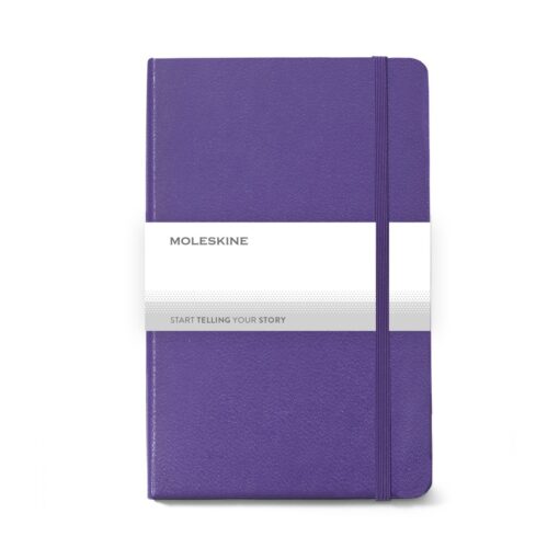 Moleskine® Hard Cover Ruled Large Notebook - Brilliant Violet-4