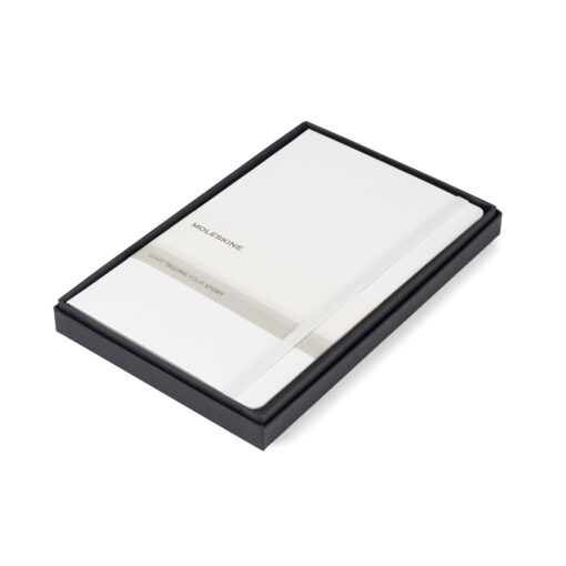 Moleskine® Large Notebook Gift Set - White-2