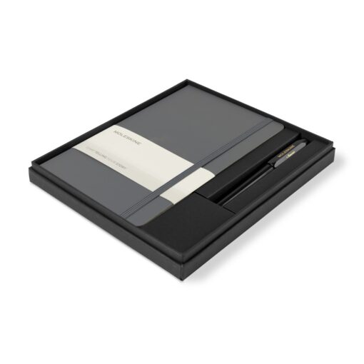 Moleskine® Large Notebook and Kaweco Pen Gift Set - Slate Grey-2