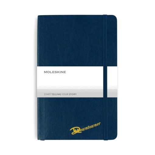 Moleskine® Soft Cover Ruled Large Notebook - Sapphire Blue-3