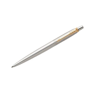 Parker® Jotter London Retractable Ballpoint Pen (Stainless Steel GT)-1