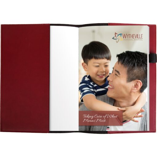 Pedova™ Refillable Notebook w/Full-Color Tip-in Page (5.5"x8")-2