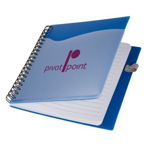 Polypro Notebook w/Clear Front Pocket-1