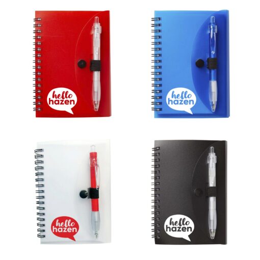 Spiral Notebook & Cardinal Pen-1