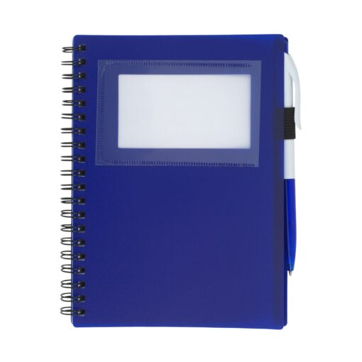Spiral Notebook With ID Window-8