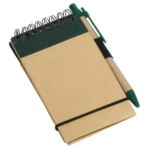 Think Green Recycled Notepad & Pen-7